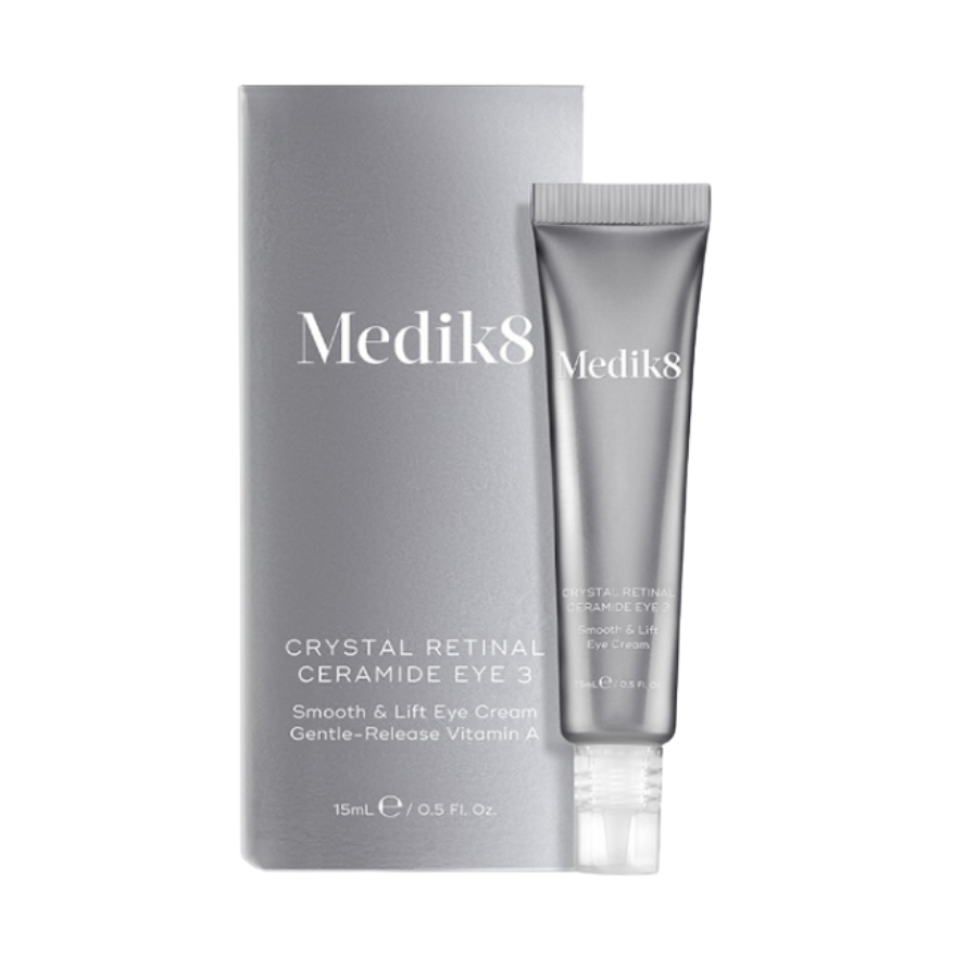Medik8 Crystal Retinal® Ceramide Eye 3
Smooth & Lift Eye Cream Gentle-Release Vitamin A