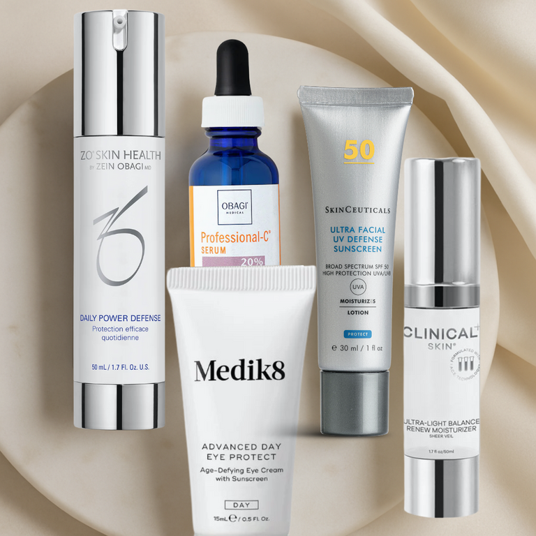 Top  5 skincare brands for ageing skin, ZO Skin Health, Clinical Skin, Medik8, Obagi Medical, Skinceuticals