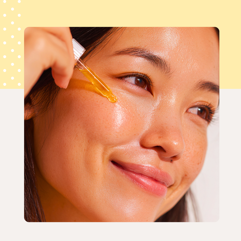 Retinol and retinal serums for anti-ageing skincare