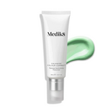 Medik8 Calmwise Colour Correct moisturizer tube with green smear on a white background
