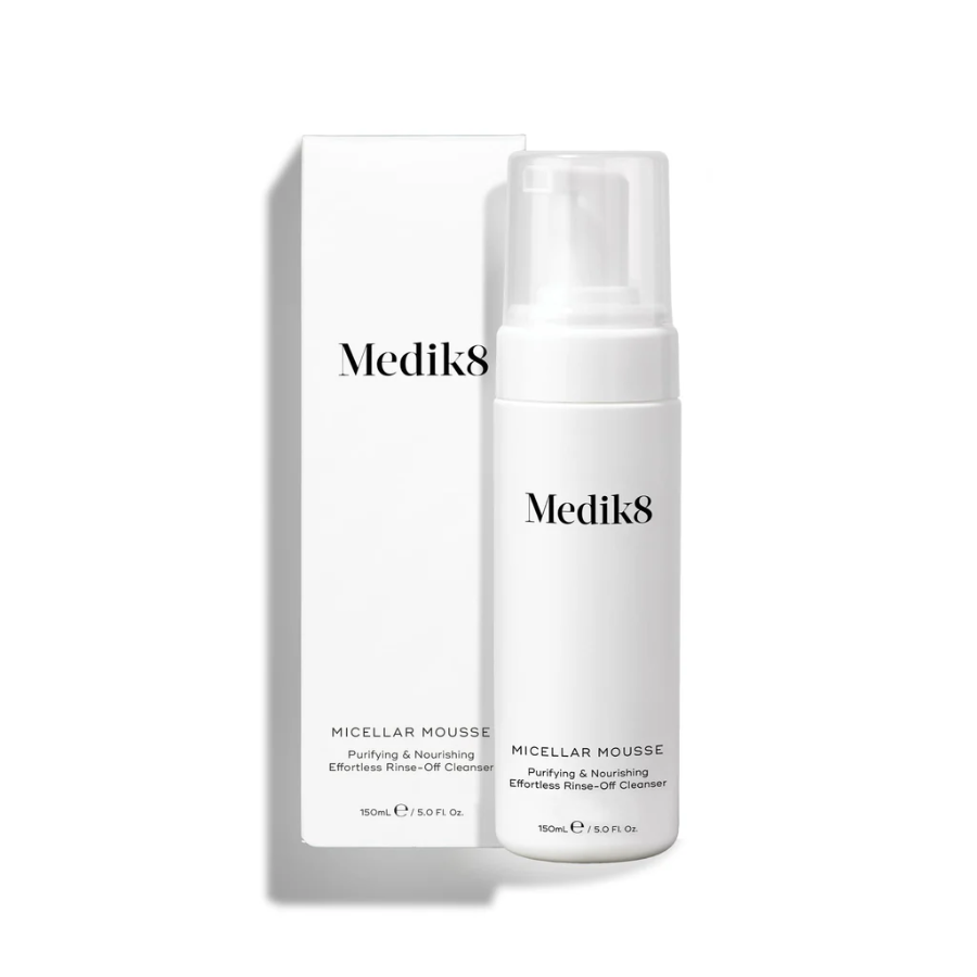 Medik8 Micellar Mousse
Purifying & Nourishing Effortless Rinse-Off Cleanser