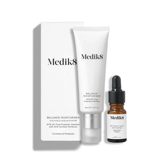 Balance Moisturiser + Glycolic Acid Activator