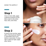 Steps on how to use Skinceuticals emolience