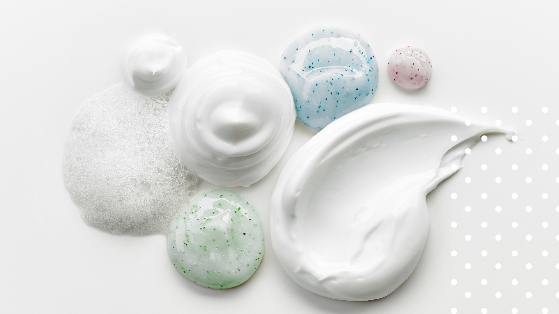 Skincare serums and creams