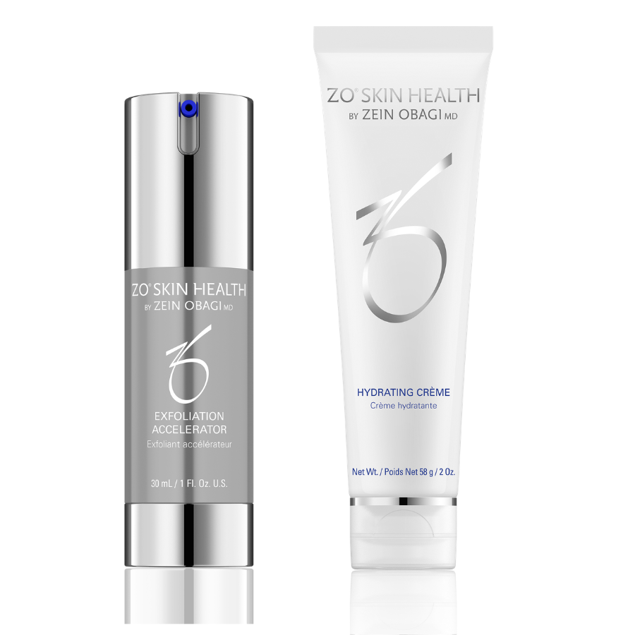 ZO Exfoliation Accelerator + Hydrating Crème Travel Size Duo